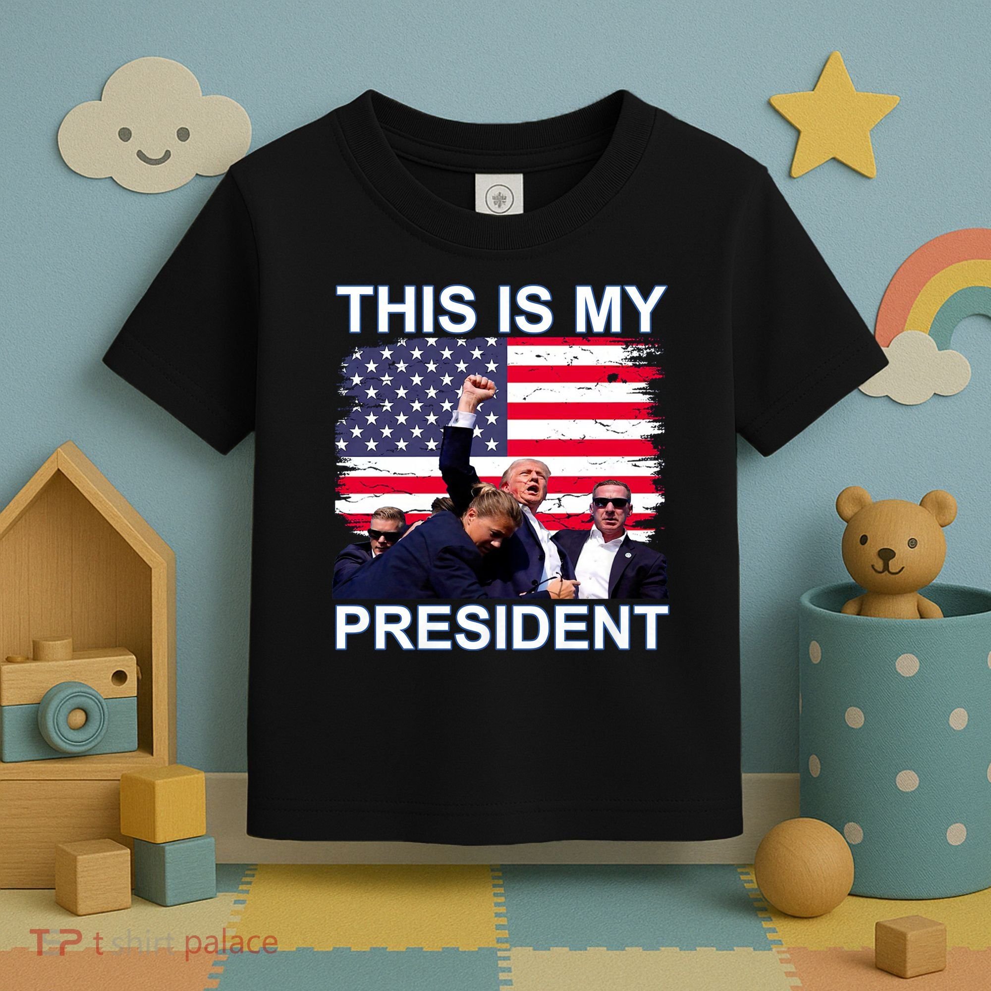 President Trump 2024 This Is My President Toddler T-Shirt