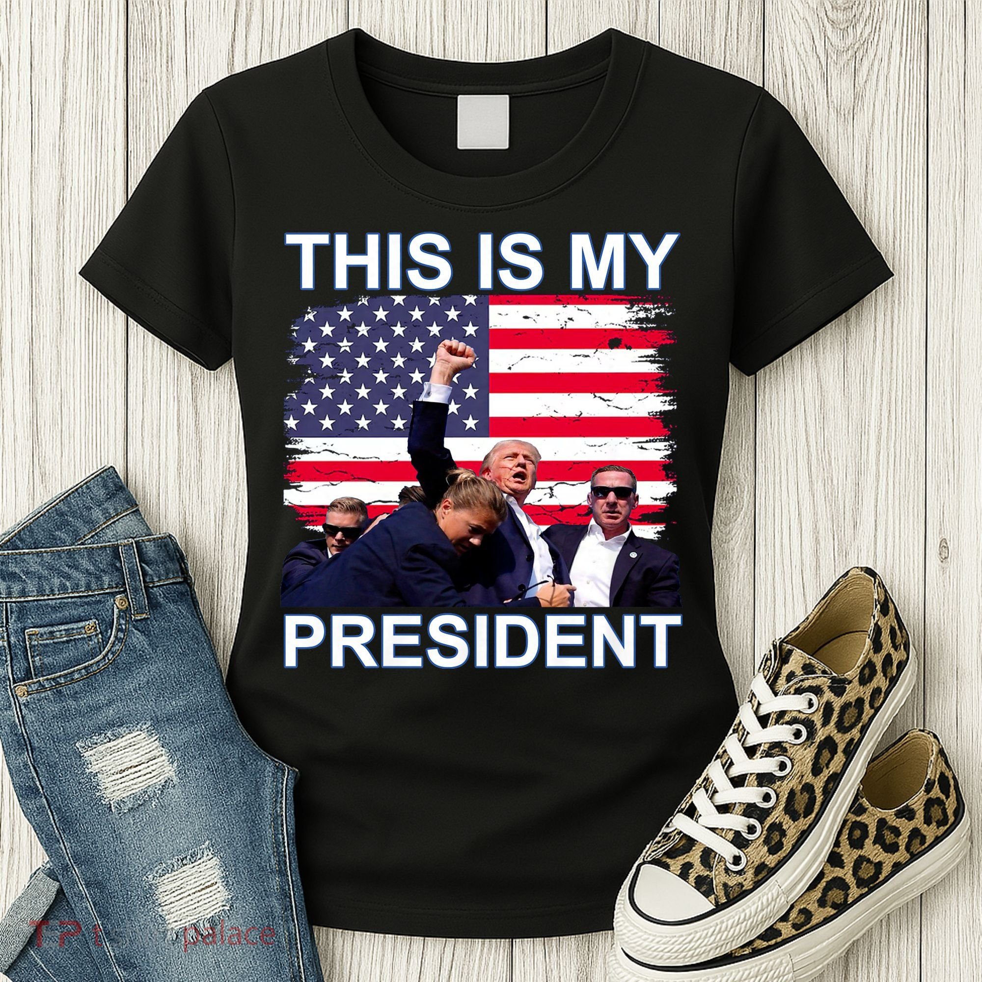 President Trump 2024 This Is My President Women's T-Shirt
