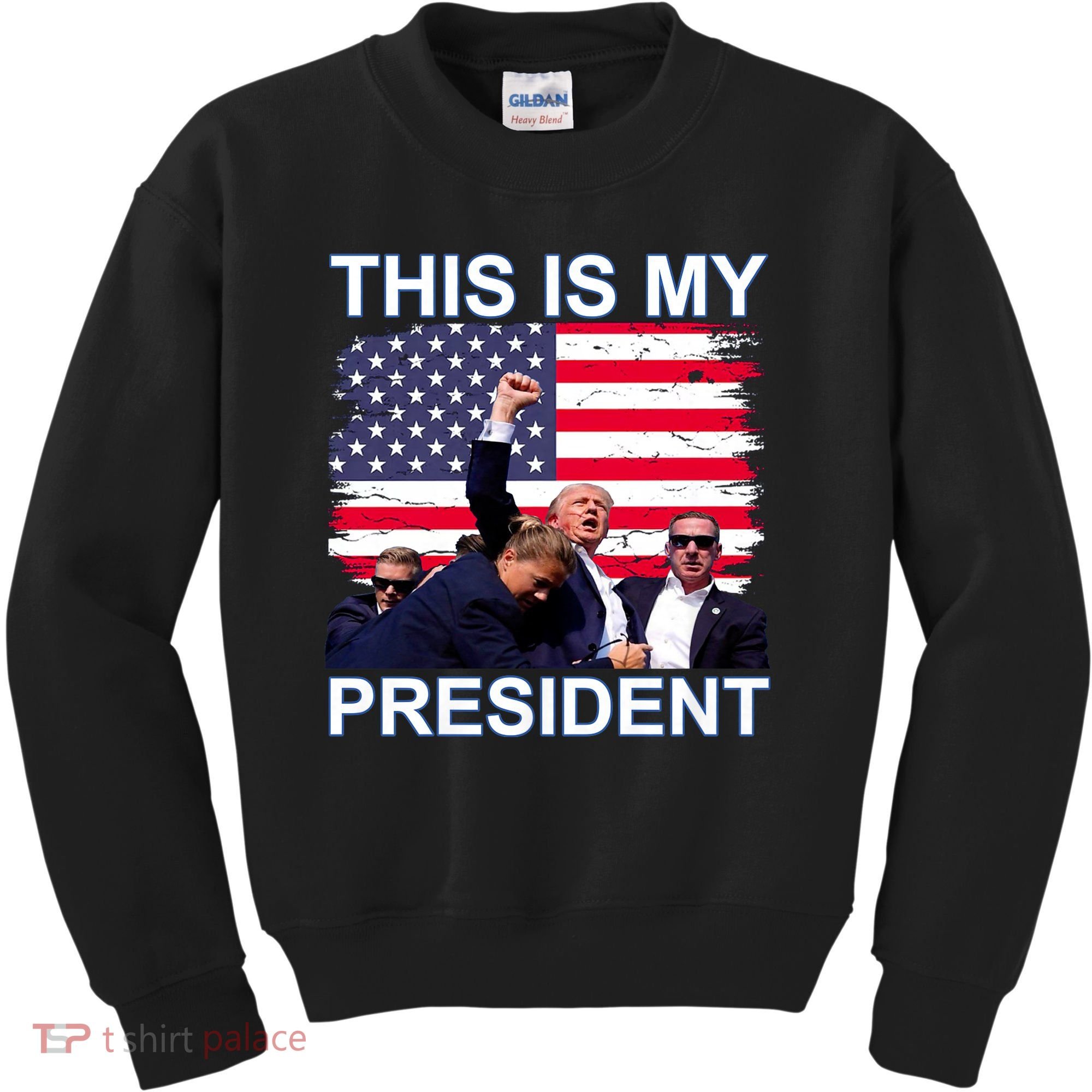 President Trump 2024 This Is My President Kids Sweatshirt