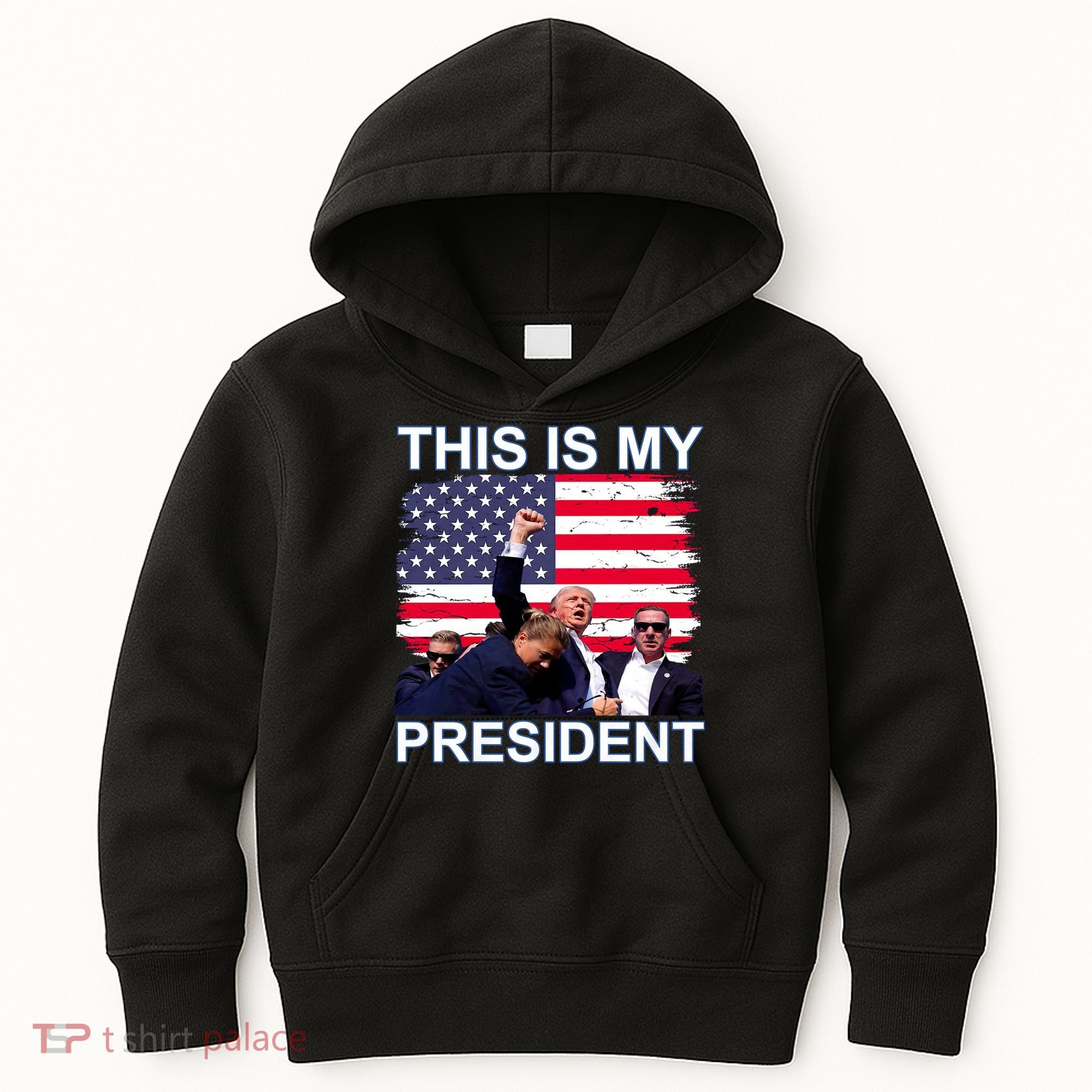 President Trump 2024 This Is My President Kids Hoodie