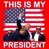 President Trump 2024 This Is My President Santa Hat thumb 1
