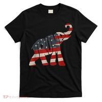 President Trump 2024 Republican Elephant Trump Supporter T-Shirt thumb 0