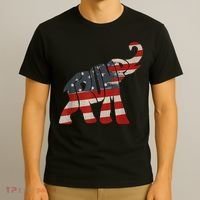 President Trump 2024 Republican Elephant Trump Supporter T-Shirt thumb 3