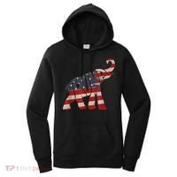 President Trump 2024 Republican Elephant Trump Supporter Women's Hoodie thumb 0