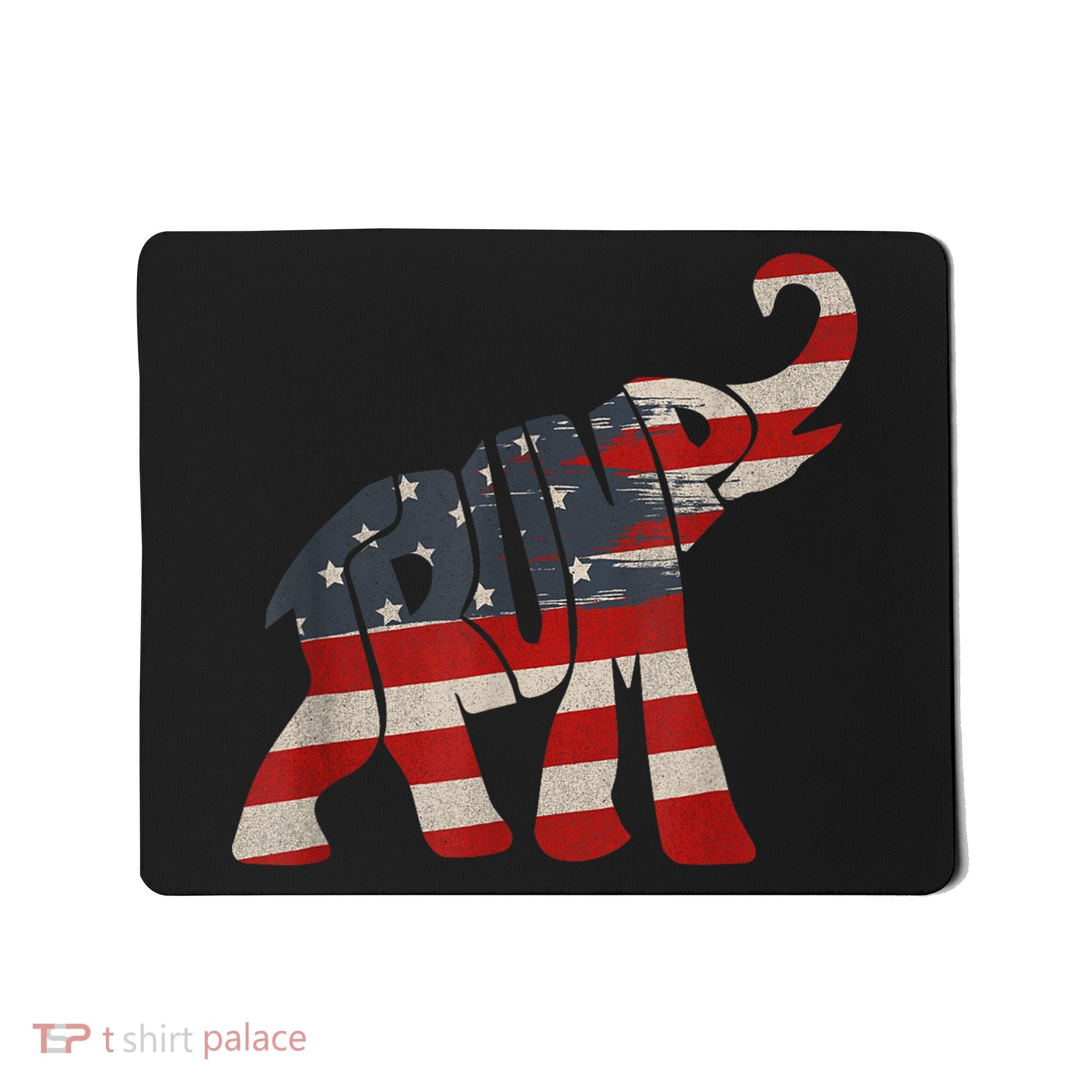 President Trump 2024 Republican Elephant Trump Supporter Mousepad