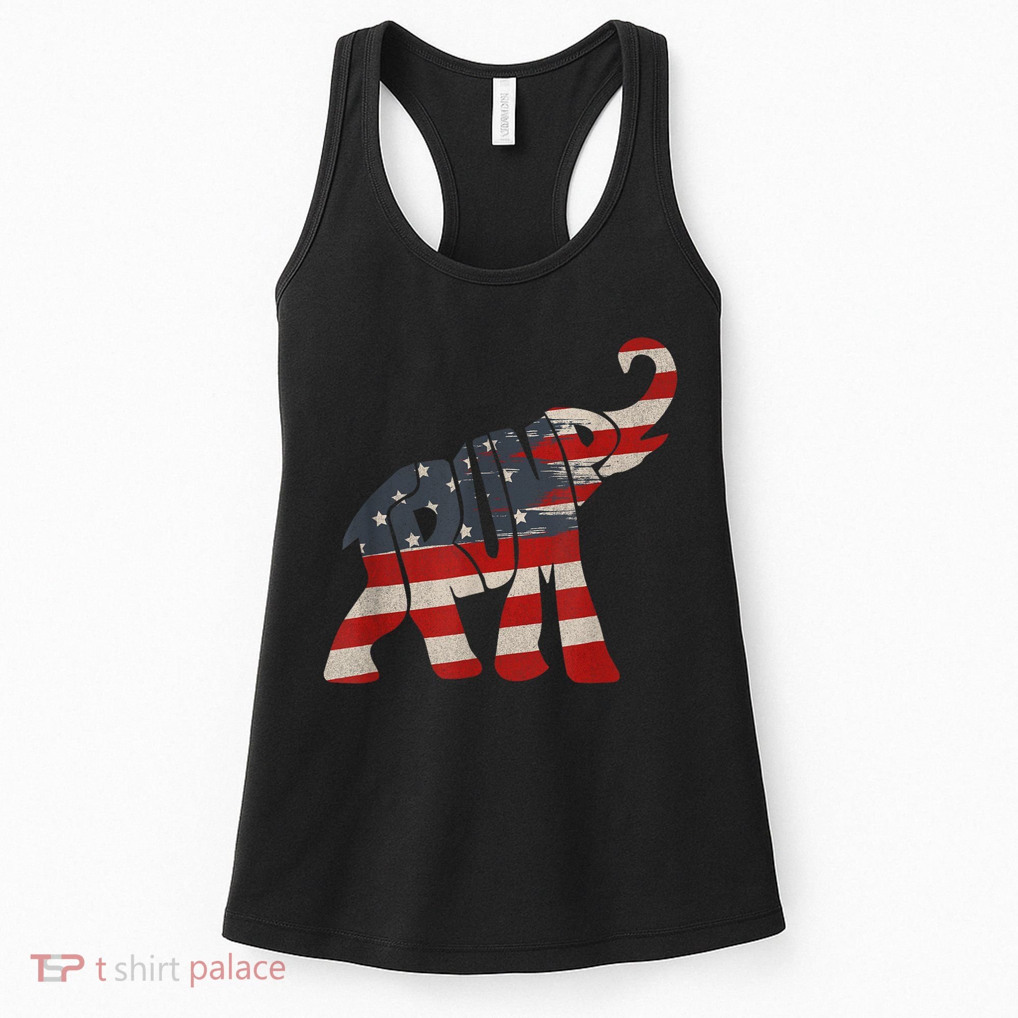 President Trump 2024 Republican Elephant Trump Supporter Women's Tank Top