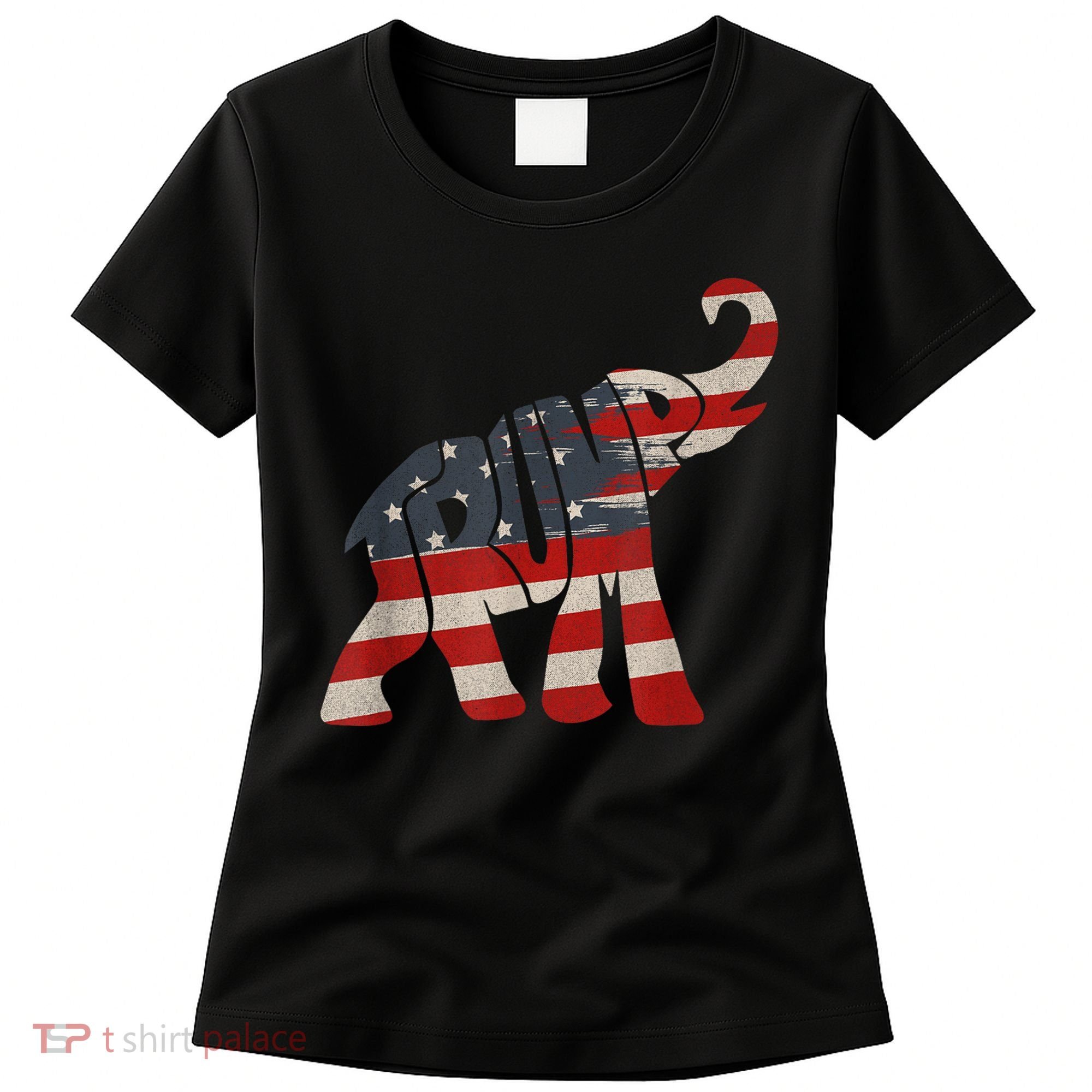 President Trump 2024 Republican Elephant Trump Supporter Women's T-Shirt