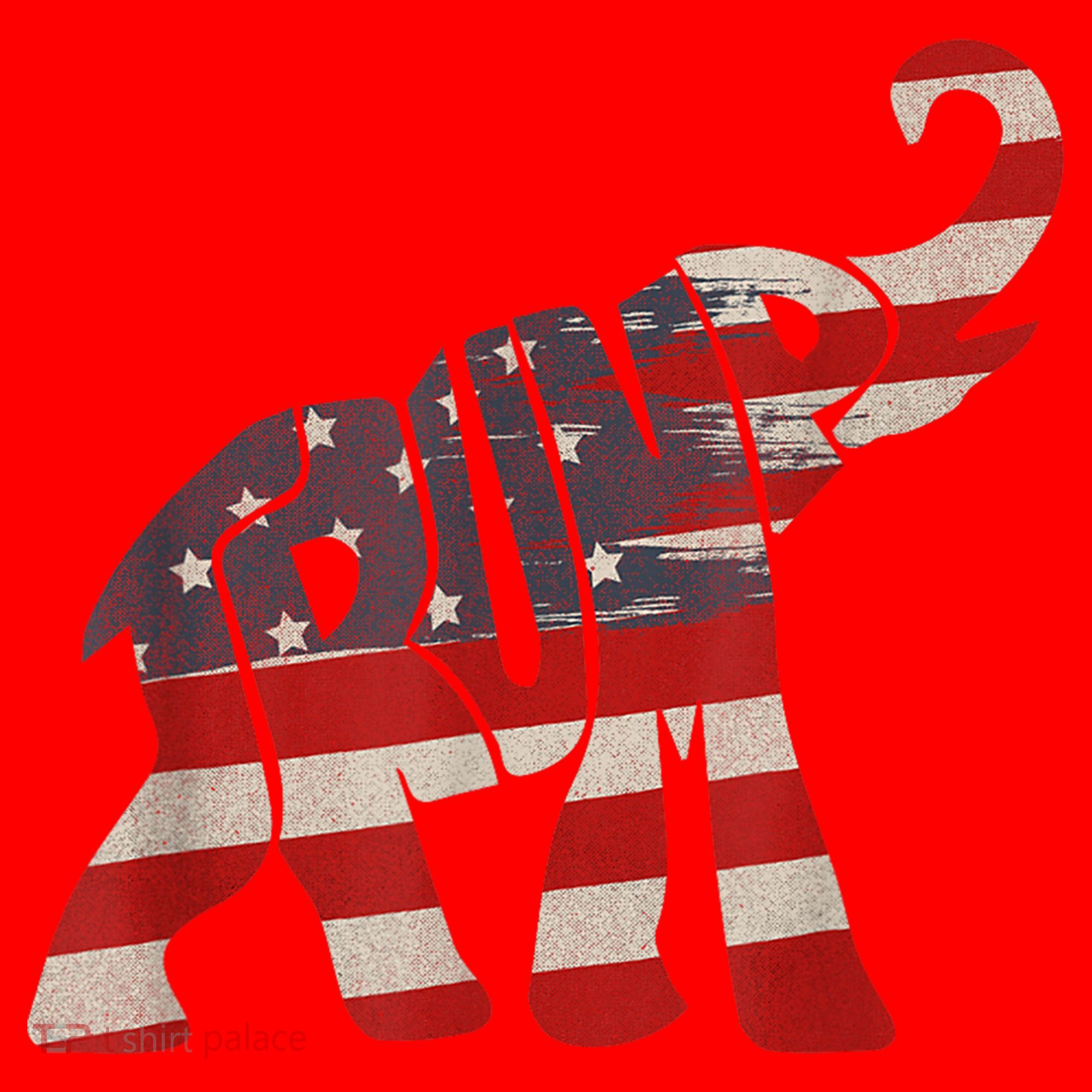 President Trump 2024 Republican Elephant Trump Supporter Santa Hat