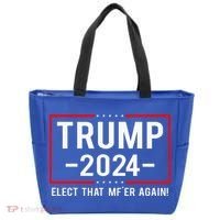 Political Trump 2024 Elect That MfEr Again Tote Bag thumb 0