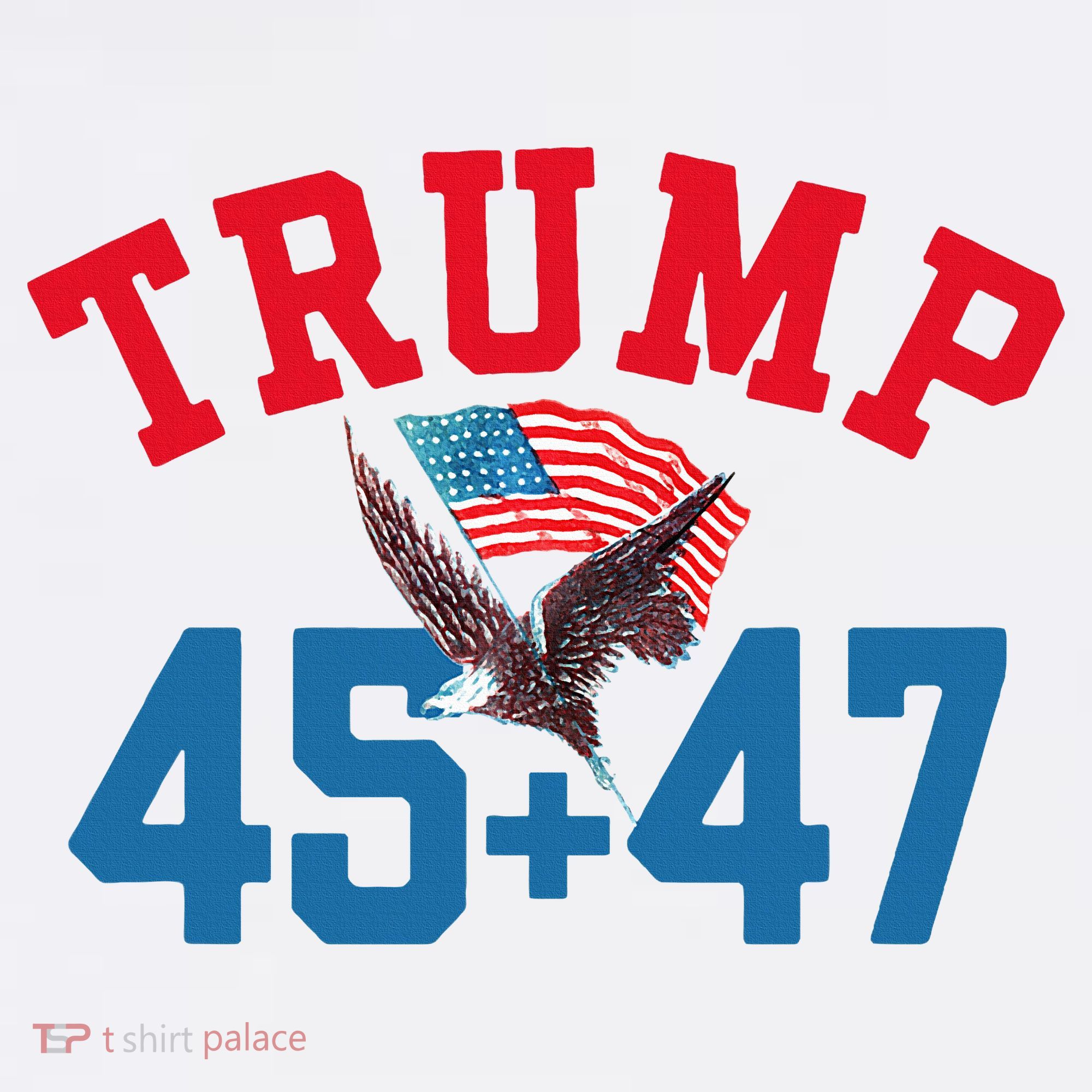 Patriotic Trump 45 And 47 Victory Winner Won Patriotic Flag Hoodie
