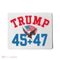 Patriotic Trump 45 And 47 Victory Winner Won Patriotic Flag Mousepad thumb 0