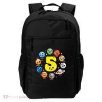Planets Three 5 Years Old 5th Birthday Boy And Girl Backpack thumb 0
