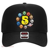 Planets Three 5 Years Old 5th Birthday Boy And Girl Hat thumb 0
