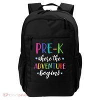Pre-K Teacher Adventure Begins First Day Preschool Teachers Backpack thumb 0