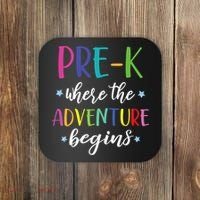 Pre-K Teacher Adventure Begins First Day Preschool Teachers Coaster thumb 0