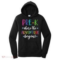 Pre-K Teacher Adventure Begins First Day Preschool Teachers Women's Hoodie thumb 0