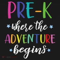 Pre-K Teacher Adventure Begins First Day Preschool Teachers Tall Hoodie thumb 2