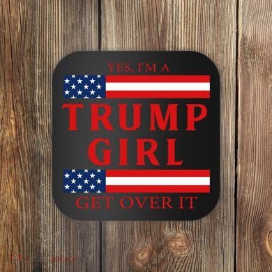 Proud Trump America Flag Coaster