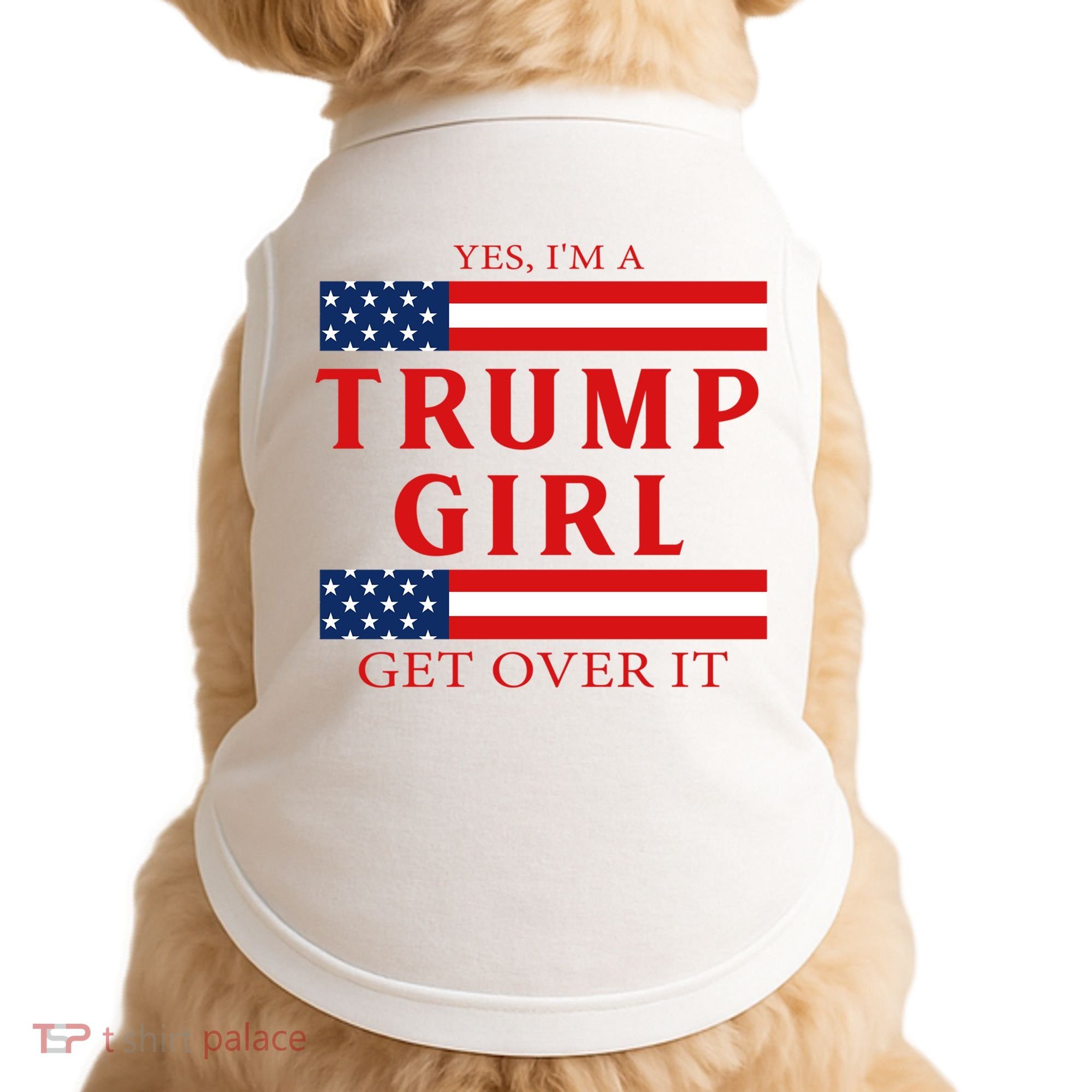 Proud Trump America Flag Doggie Tank