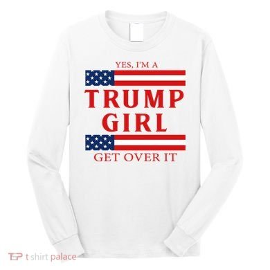 Proud Trump America Flag Long Sleeve Shirt