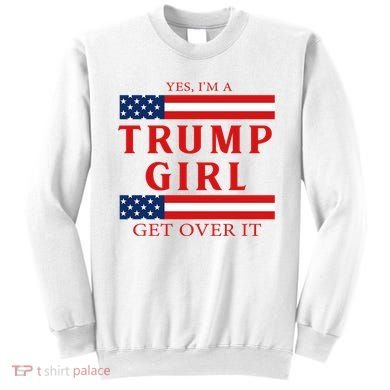 Proud Trump America Flag Sweatshirt