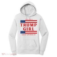 Proud Trump America Flag Women's Hoodie thumb 0