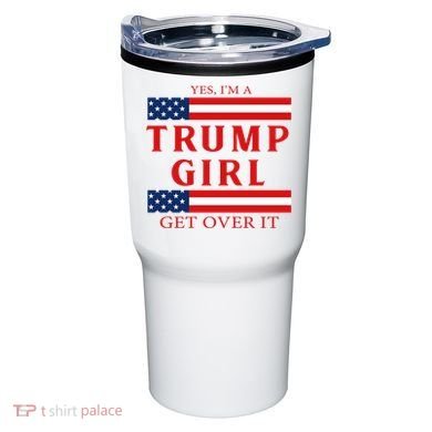 Proud Trump America Flag Tumbler