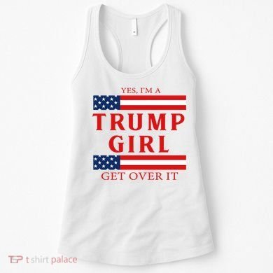 Proud Trump America Flag Women's Tank Top