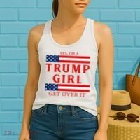 Proud Trump America Flag Women's Tank Top thumb 2
