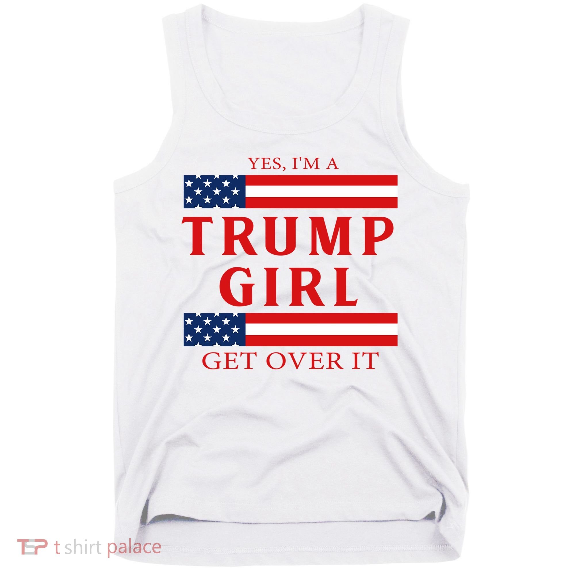 Proud Trump America Flag Tank Top