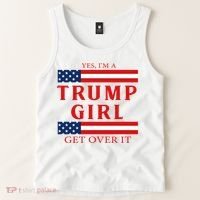 Proud Trump America Flag Tank Top thumb 2