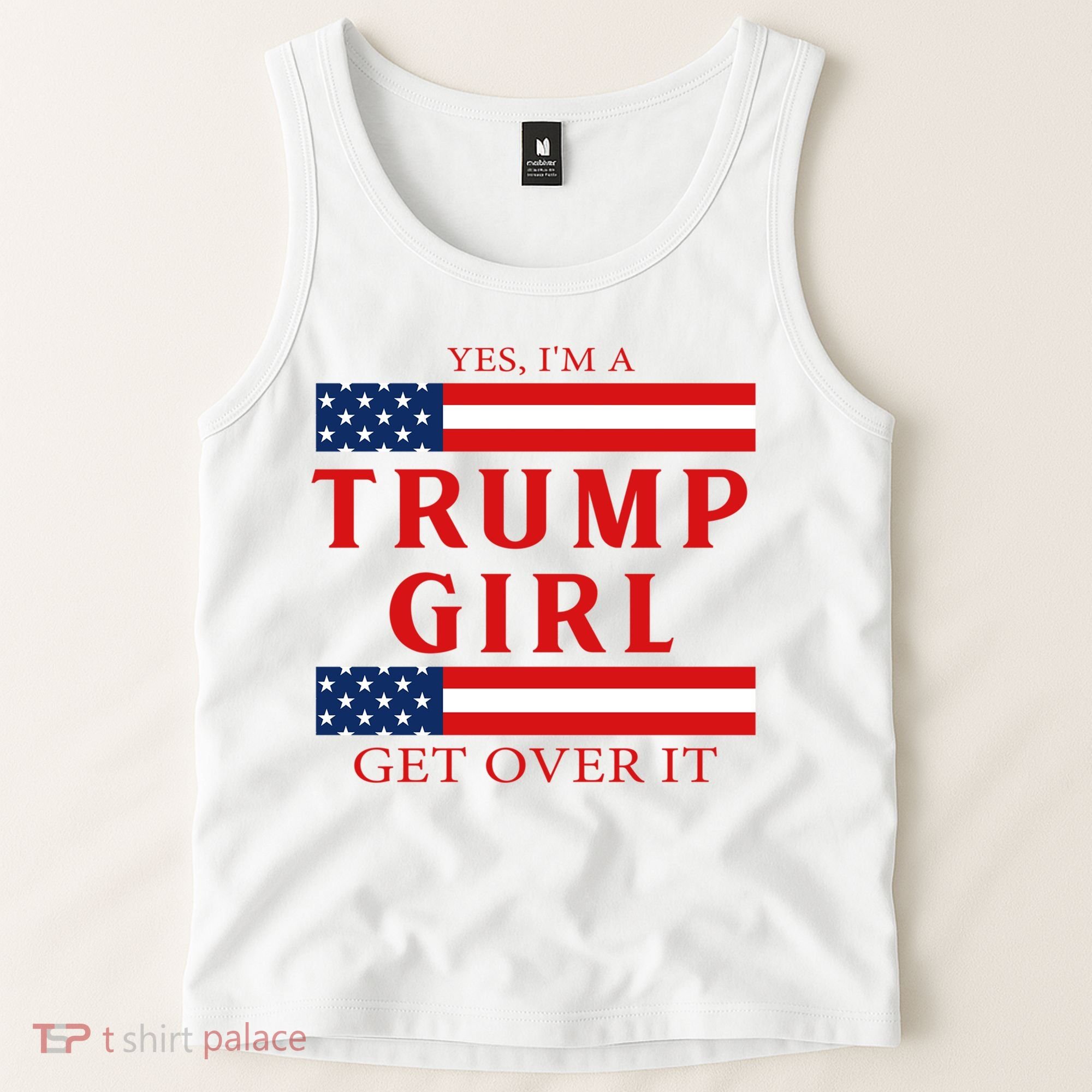 Proud Trump America Flag Tank Top