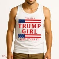 Proud Trump America Flag Tank Top thumb 3