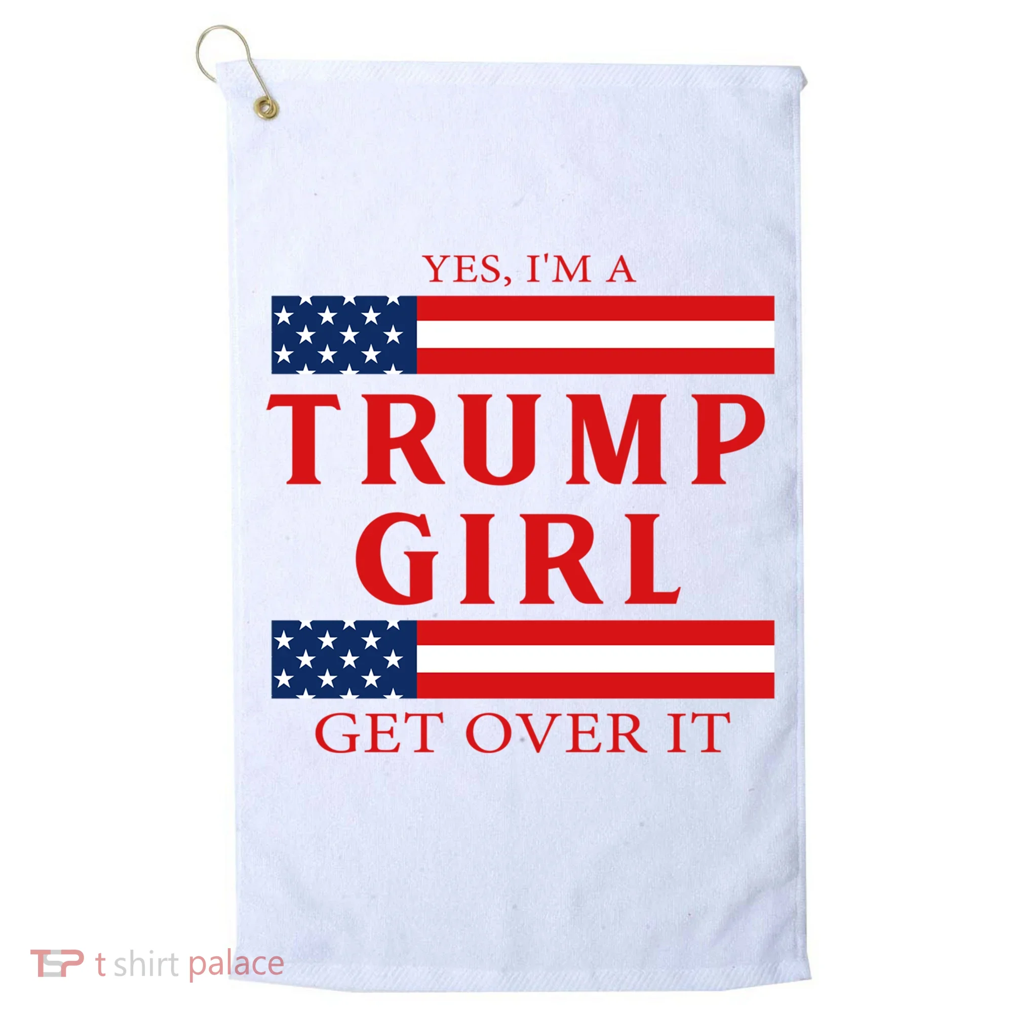 Proud Trump America Flag Golf Towel