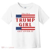 Proud Trump America Flag Toddler T-Shirt thumb 0