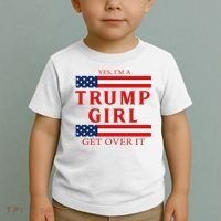 Proud Trump America Flag Toddler T-Shirt thumb 2