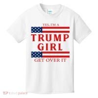Proud Trump America Flag Kids T-Shirt thumb 0
