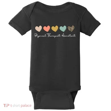Physical Therapist Assistant PTA Physical Therapy Assistant Baby Bodysuit