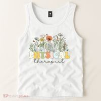 Physical Therapist Assistant Therapy PT Month Tank Top thumb 2