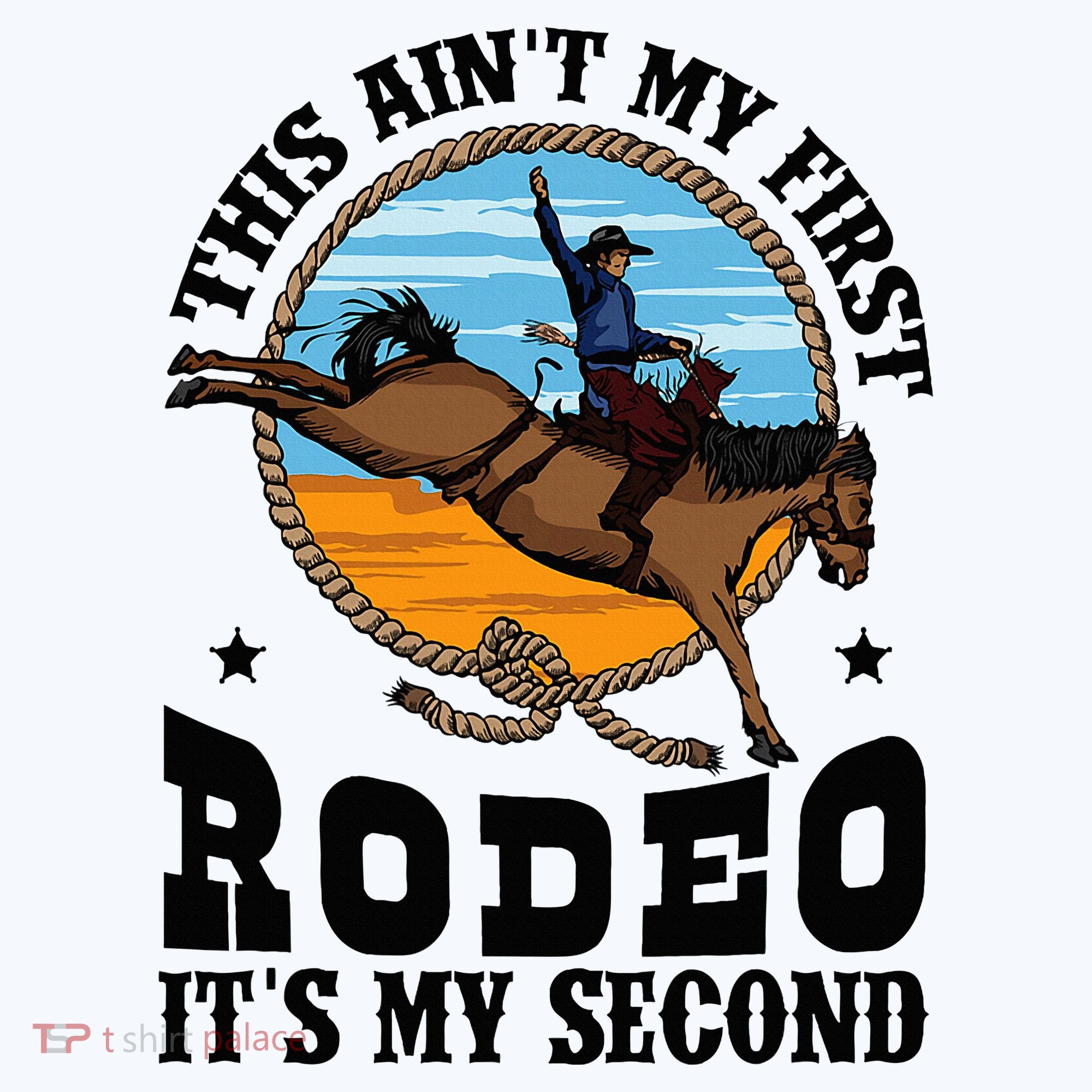 Party This AinT My First Rodeo ItS My Second Apron