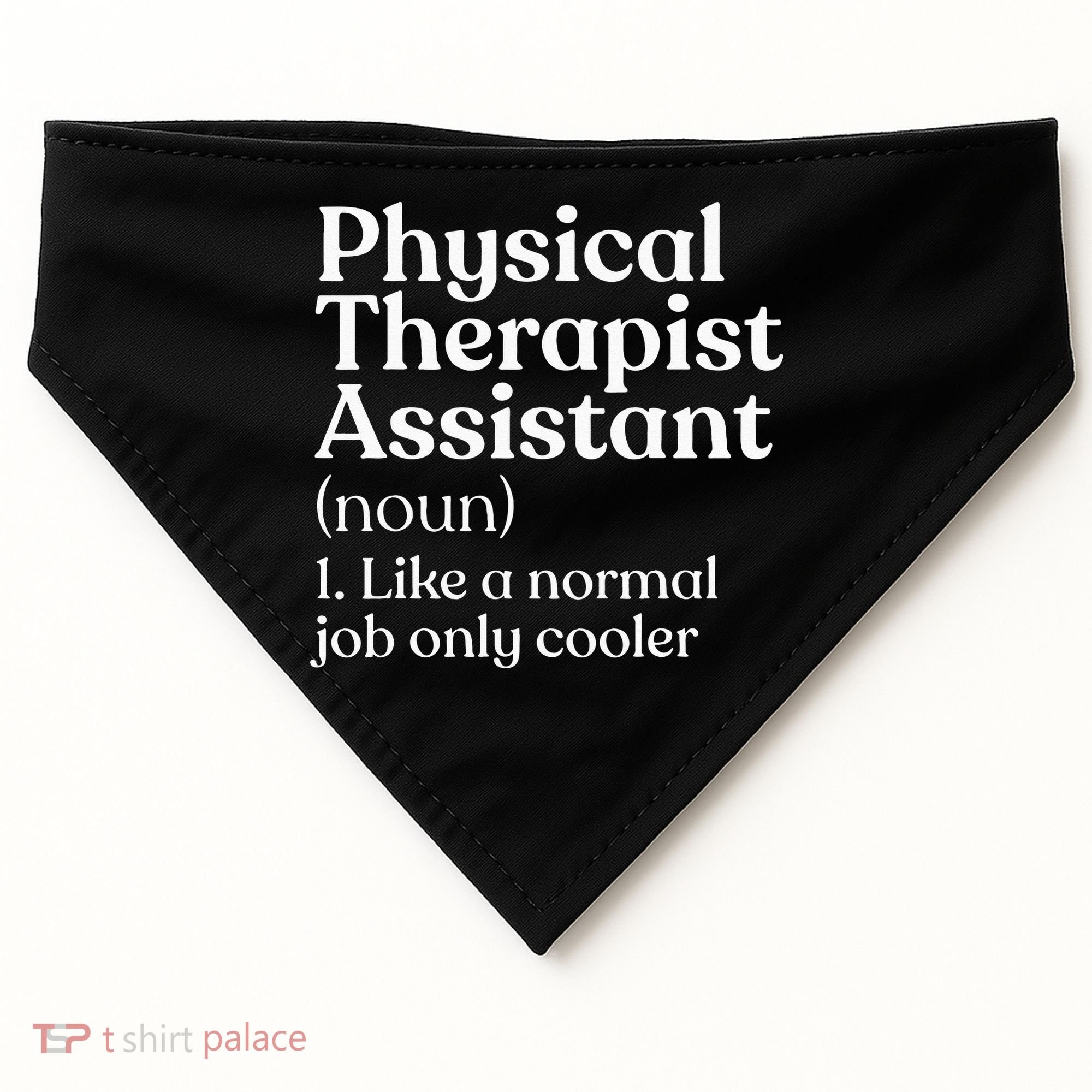 Physical Therapist Assistant Definition Physical Therapy USA-Made Doggie Bandana