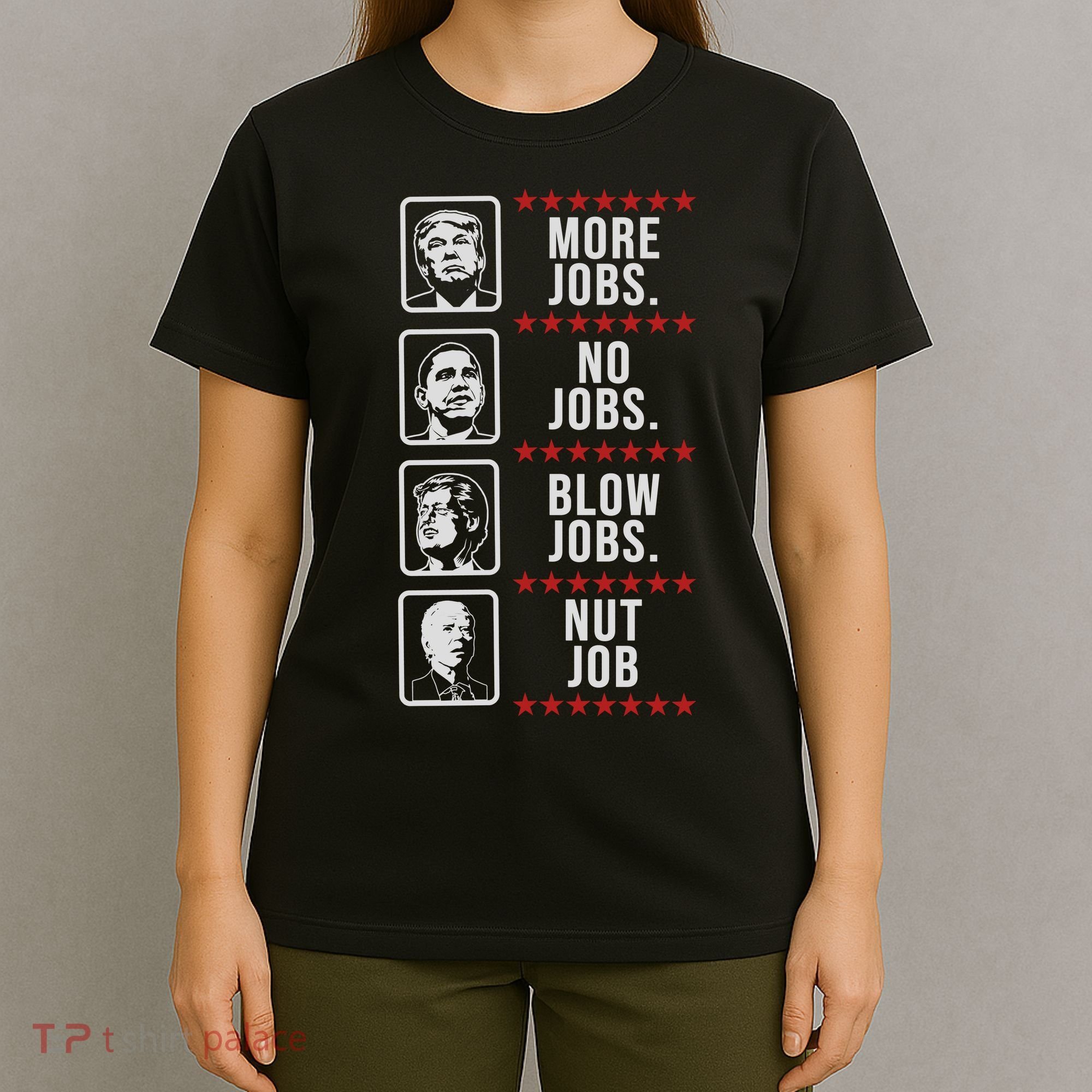 Political Trump Anti Biden Obama Clinton Funny T-Shirt