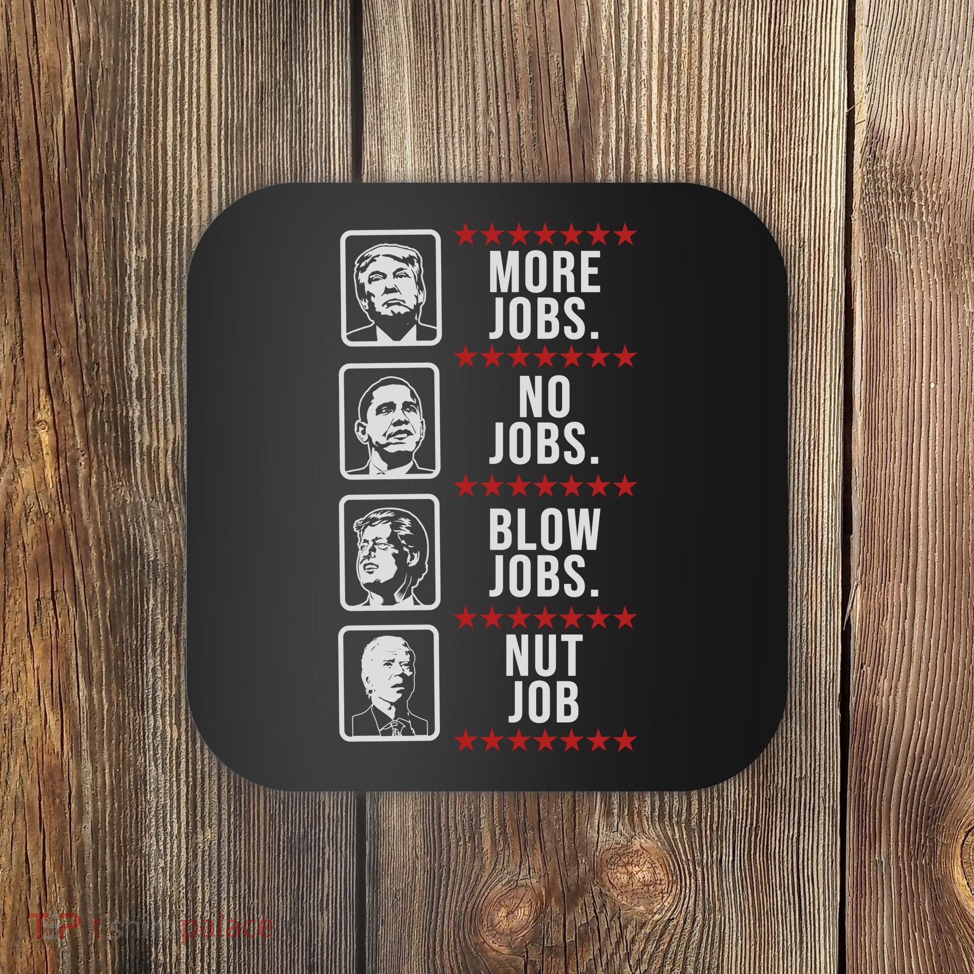 Political Trump Anti Biden Obama Clinton Funny Coaster