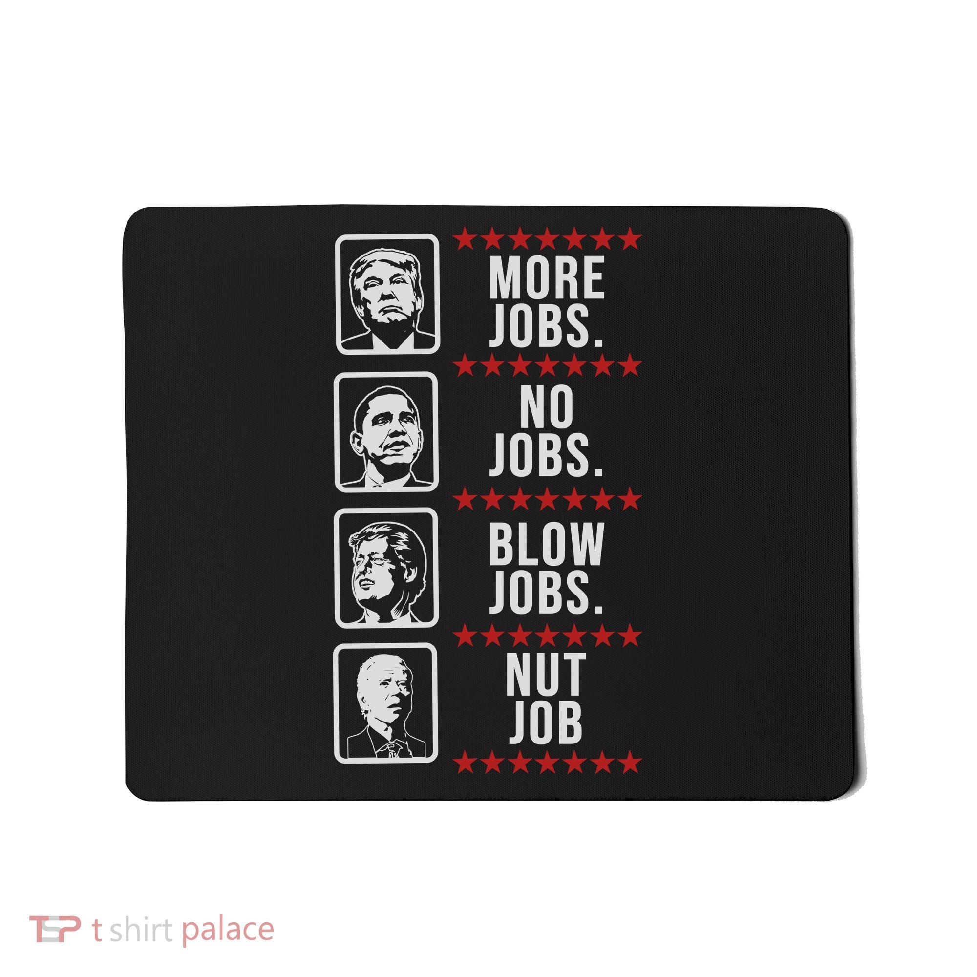 Political Trump Anti Biden Obama Clinton Funny Mousepad