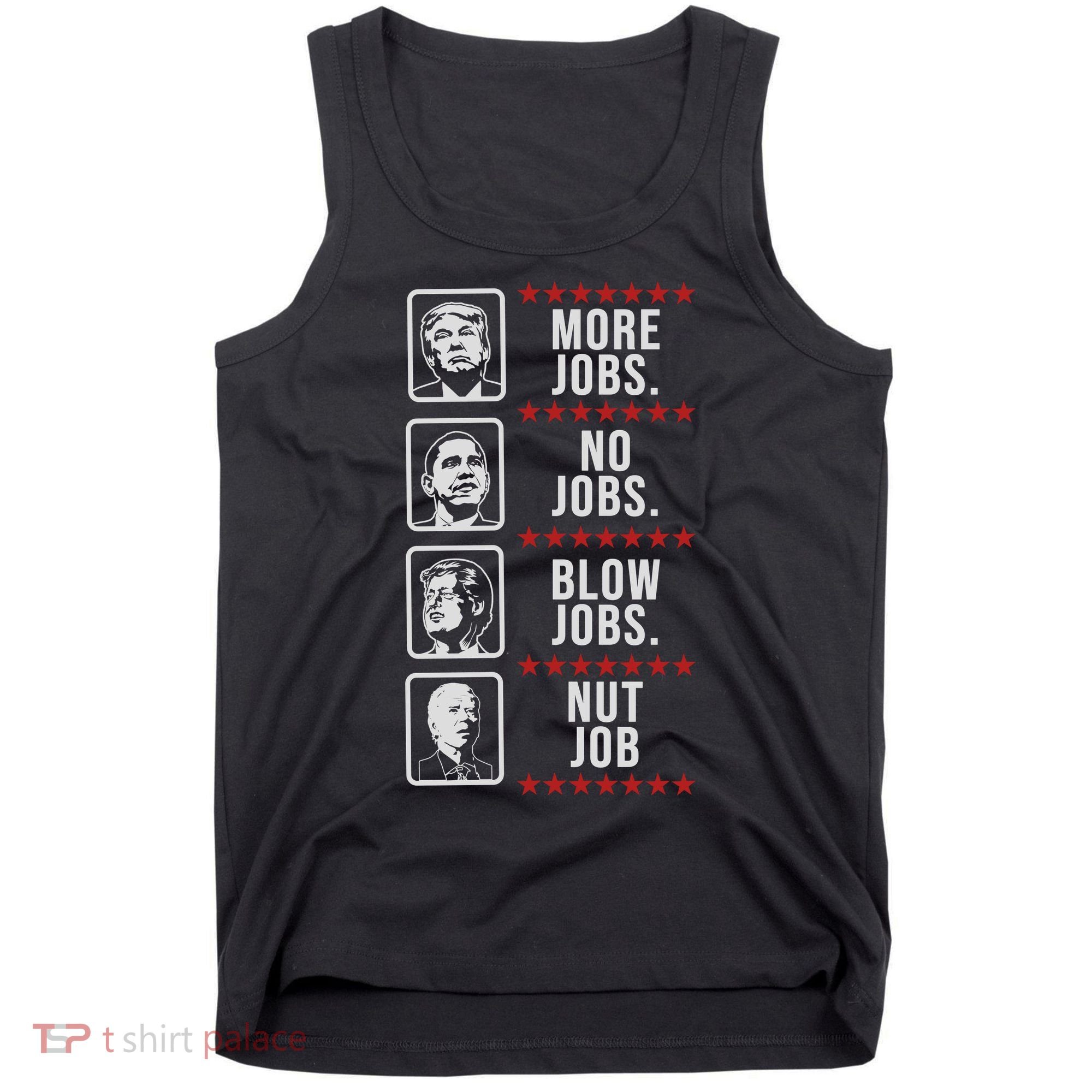 Political Trump Anti Biden Obama Clinton Funny Tank Top