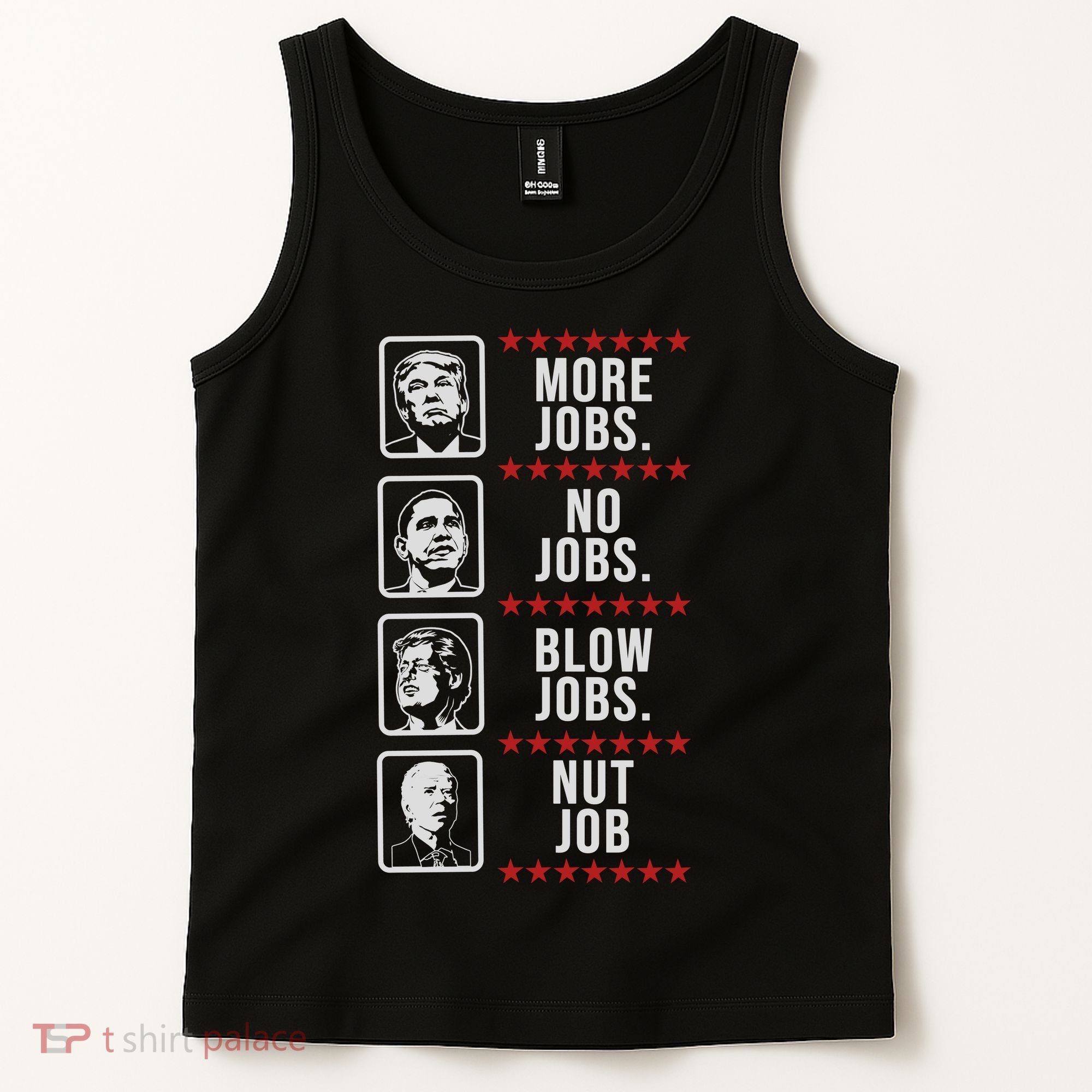 Political Trump Anti Biden Obama Clinton Funny Tank Top