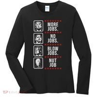 Political Trump Anti Biden Obama Clinton Funny Women's Long Sleeve Shirt thumb 0
