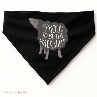 Proud To Be The Black Sheep USA-Made Doggie Bandana