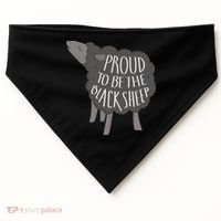 Proud To Be The Black Sheep USA-Made Doggie Bandana thumb 0