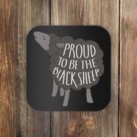 Proud To Be The Black Sheep Coaster thumb 0